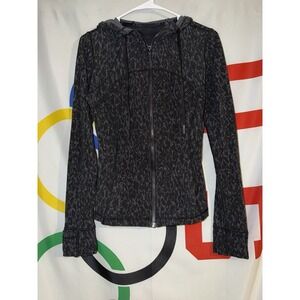 Lululemon Jacket Womens 6 Hooded Define Heritage 365 Black Camo LW4BX0S